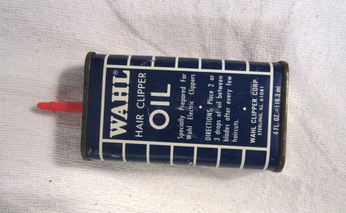 Vintage 4 oz. Wahl Hair Clipper Oil Mini Oil Can - Empty - Picture 3 of 4