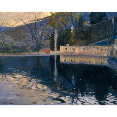 Joaquim Mir, The Labyrinth, 1898, Semi-Metallic Gloss, 11'' x 14''