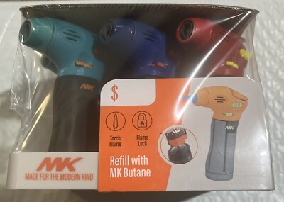 Mk Maverick Hue Torch Lighter Refillable And Flame Lock