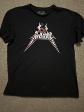 2019 Metallica Little Rock Concert Shirt Large 100% Authentic 