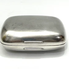 Antique Gorham Silverplate Monogram Travel Soap Box Possibly Late 19th Century