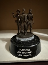 Franklin M Vietnam War “Our Sons,Our Brothers,Our Friends” Glass Dome #0TV4182