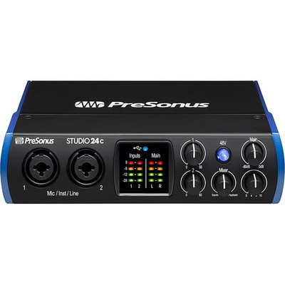 PreSonus STUDIO 24C USB-C 2x2 audio/MIDI interface