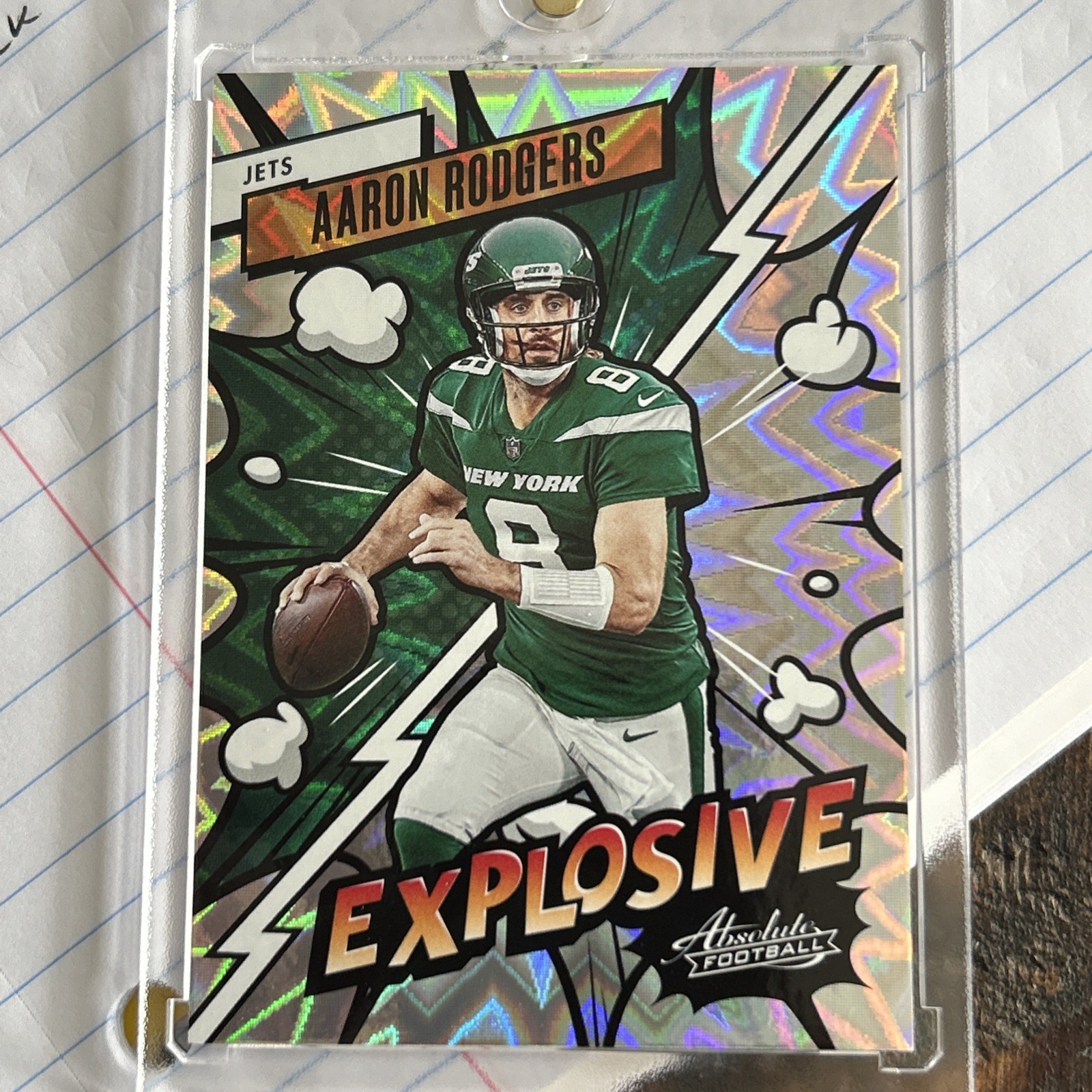 2023 Panini Absolute - Explosive Aaron Rodgers #9