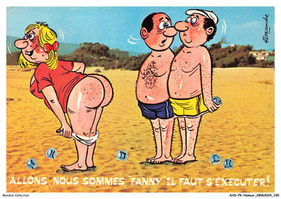 AHSP9-0907-HUMOUR - Series Balls - Come On We Are Fanny We Must Execute