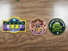 Lot of 12 Camp Seven Ranges Boy Scout Reservation Patches Pipestone BSA