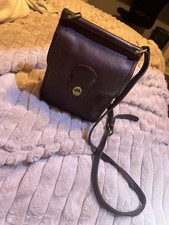 Vintage COACH Bradley Bucket Brown Leather Shoulder Crossbody Bag Purse