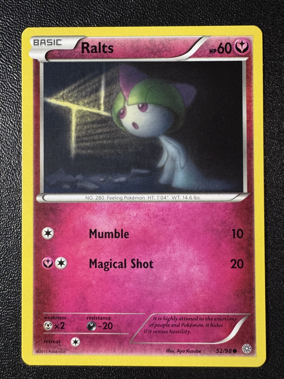 Ralts 52/98 Common XY - Ancient Origins NM