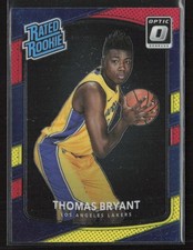 Thomas Bryant 2017-18 Donruss Optic #160 Red and Yellow Los Angeles Lakers