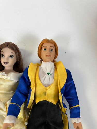 *RARE* Beauty and the Beast Dolls x3 - Deagostini Disney Princess Porcelain - Picture 2 of 3