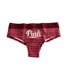 Victoria's Secret PINK Mesh Trim Cheekster Panty Ruby Marl