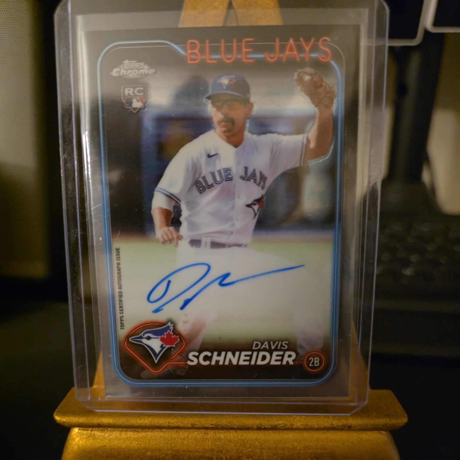 2024 Topps Chrome - Rookie Autographs Davis Schneider #RA-DSC (AU, RC)