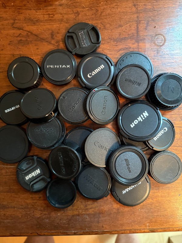 Camera Lens and body Caps Canon Nikon Pentax