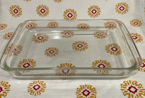 Vintage PYREX 233-N Clear Glass 3 Qt. 13"x9x2" (33x23x5cm) Baking Casserole Dish