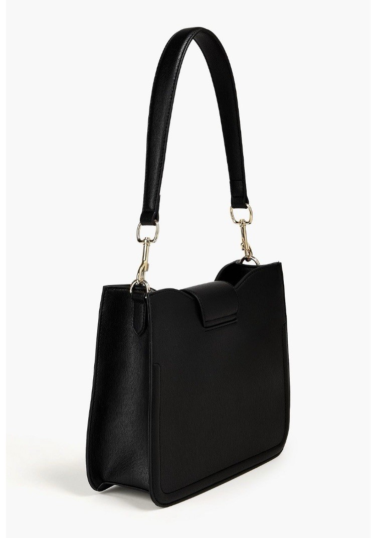 LOVE MOSCHINO Black Shoulder Bag Gold Heart Logo NWT RRP £220 image 8