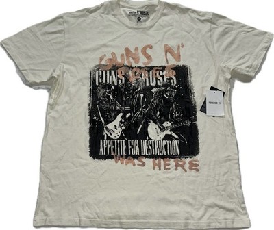 Guns N Roses Was Here Appetite For Destruction T Shirt Mens 2XL Forever 21