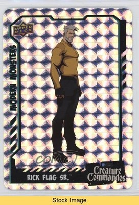 2025 DC Creature Commandos Modern Monsters Stickers Rick Flag Sr #MM-1 READ e0y