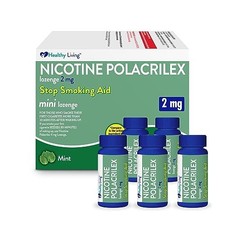 Nicotine Polacrilex Mini Lozenge, Stop Smoking Aid, 2 mg Mint Flavor, 135 Count