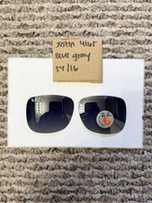 New Ray Ban Justin Polarized RB4165 4165 Gray Blue Replacement Lenses Size 55/16