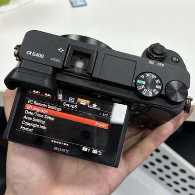 Sony Alpha a6400 Mirrorless 24.2MP 4K Video Digital Camera Body Only - 95%New