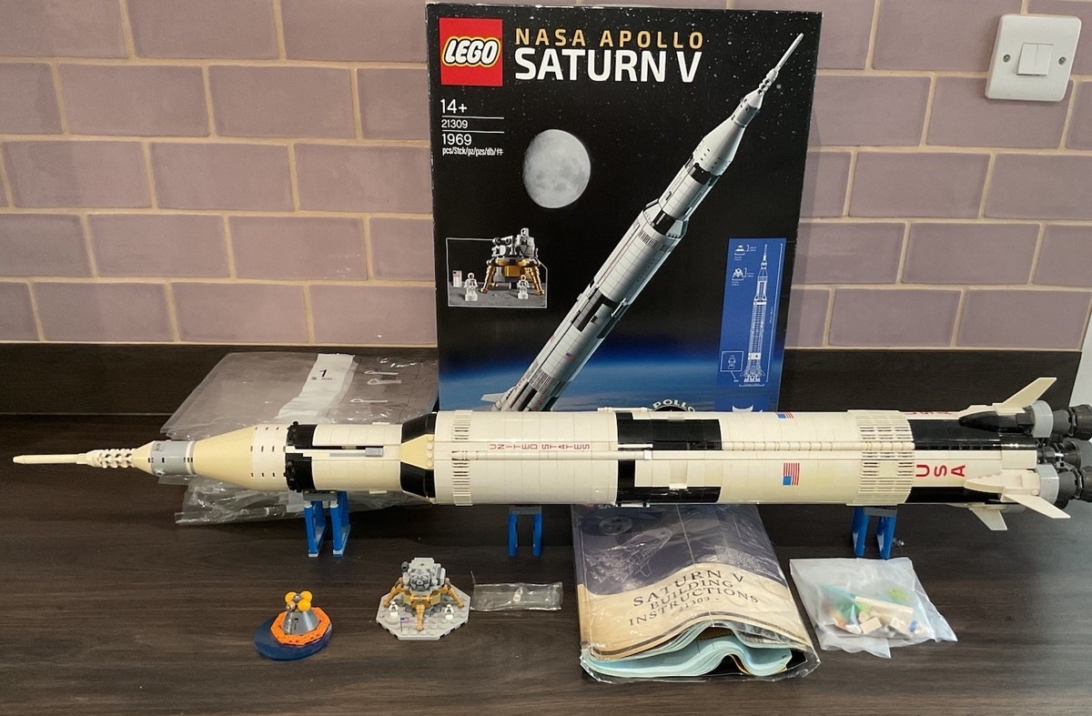 LEGO Ideas: NASA Apollo Saturn V (21309), Boxed With Instructions