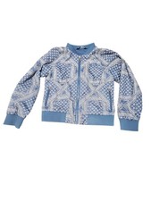 The North Face Flurry Wind Bomber Jacket In Blue Big Girls XS 6 SEE DETAILS