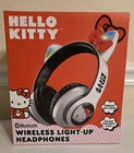 Hello Kitty Bluetooth Wireless On-Ear Headphones, LED Lights, Built-In Mic