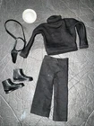 VTG 1960s GI Joe Aquanaut Black Turtleneck Uniform Set Outfit