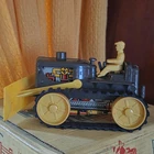 Marx Working 1950s Tractor With Plow