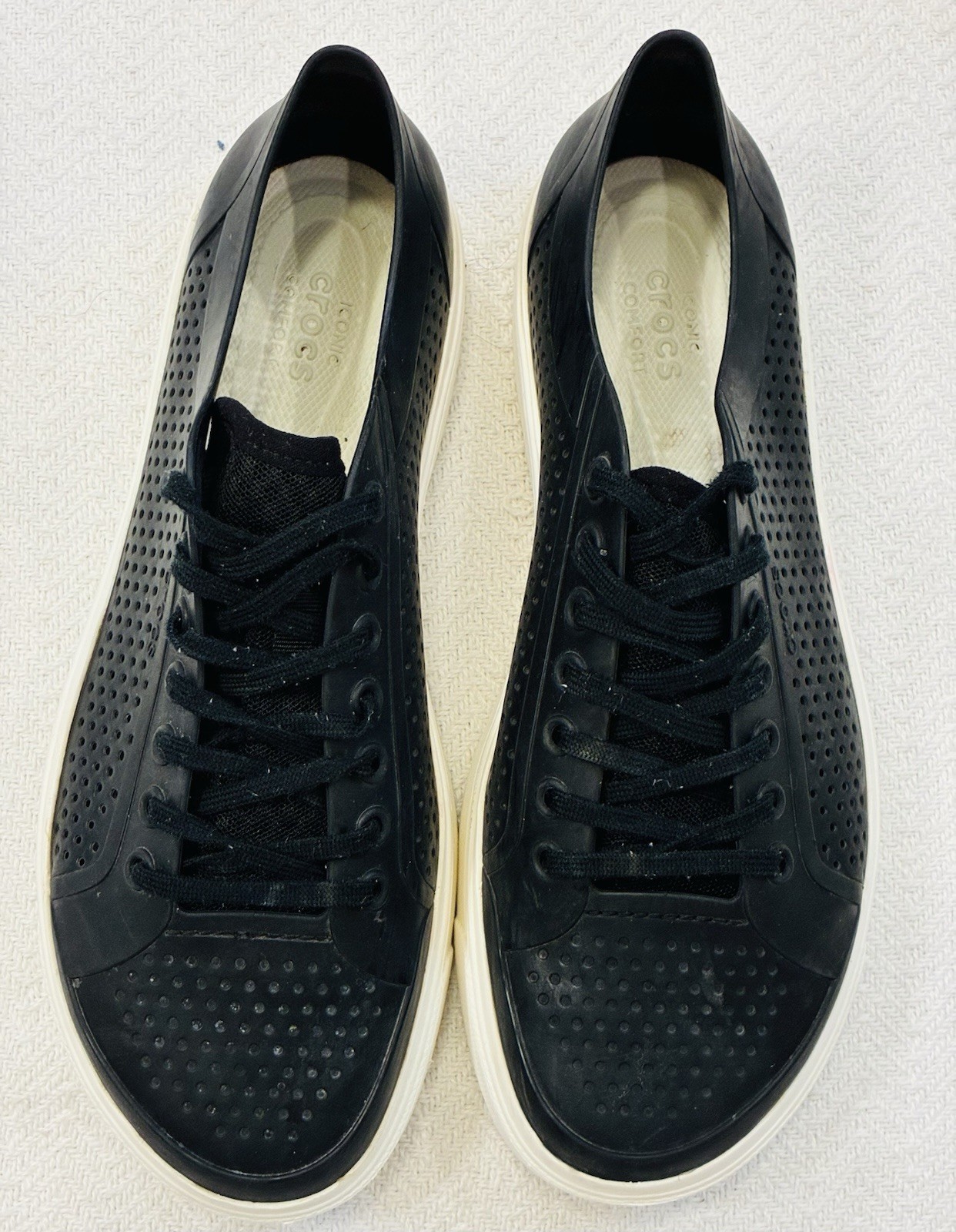 Iconic Black Lace Up