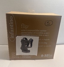 Infantino Flip Advanced 4-in-1 Carrier Ergonomic Convertible 8-32 lbs LEOPARD