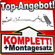 Auspuff für NISSAN QASHQAI II / RENAULT KADJAR 1.5 1.6 dCi 2WD +  Rohr Vorne