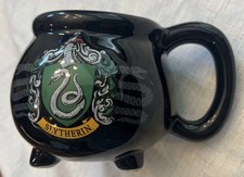 Harry Potter Slytherin Mug 23oz 3D Black Ceramic Cauldron Cup Wizarding World