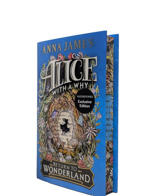 SIGNED Alice With a Why Anna James 1st Ed Sprayed Edges Hardback New Collectible