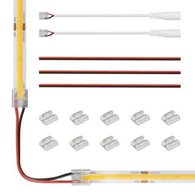 Tatazone 10pcs 2PIN Transparent COB 0.39(10mm)-2PIN-FCOB,