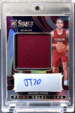 Jaylon Tyson 2024-25 Panini Select RC Prime Selection Rookie JSY Auto /99 Cavs