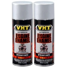 VHT High Temp Paint VHTSP995 (2-PACK); Engine Enamel 11oz Nu-Cast Aluminum 550°F