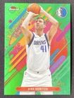 2025 Topps Finest Basketball Green Refractor Dirk Nowitzki #295