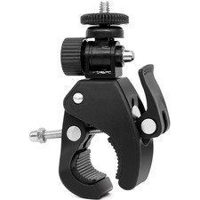 360 Rotating Bike Handlebar Camera Clamp Mount 1/4 Screw Bracket UK