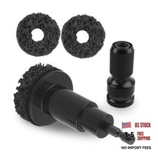Wheel Hub Cleaning Tool,Polishing Rustproofing Wheel Hub Cleaning Kit with 5PCS