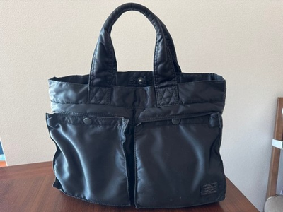 #ad #ad PORTER Tanker Tote bag Hand bag Black Nylon Yoshida Kaban $151.99