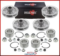 Radnaben Umbausatz Vorne Hinten Auf 5X112 FüR VW Golf 4 Audi A3 Quattro 4-Motion