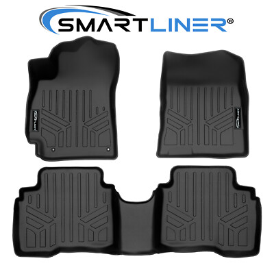 SMARTLINER Custom Fit Floor Mats 2 Row Liner 2021-2025 Hyundai Elantra Hybrid