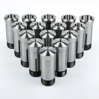 ALL INDUSTRIAL High Precision 15 Piece 5C Collet Set Fractional 1/8" - 1" Capacity TIR 0.0005"