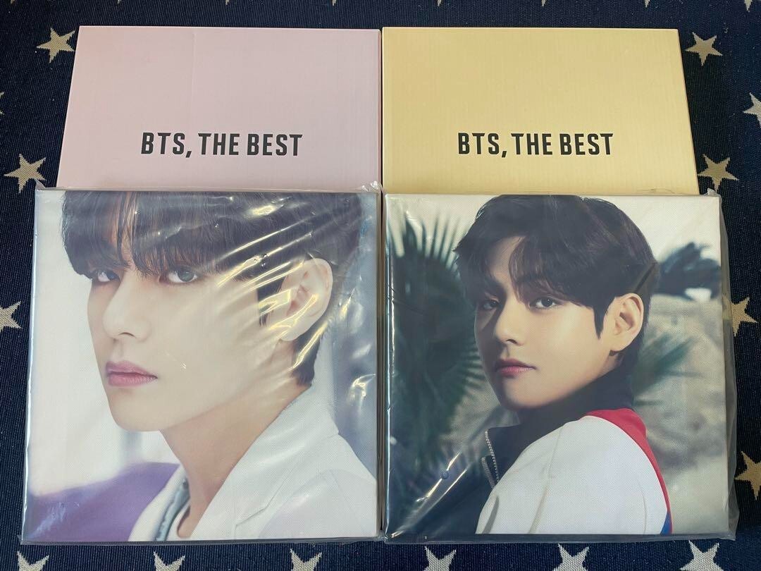 BTS 新品　THE BEST PHOTO CANVAS V BTS V Photo canvas 2 types set CD BTS. THE BEST Taehyung 25