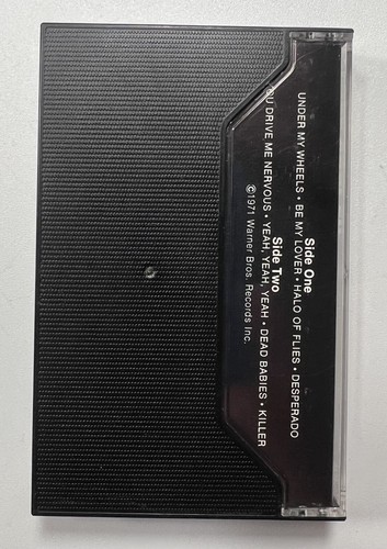 Alice Cooper Killer 1971 Warner Bros Cassette Snake Cover Rare - Picture 2 of 6