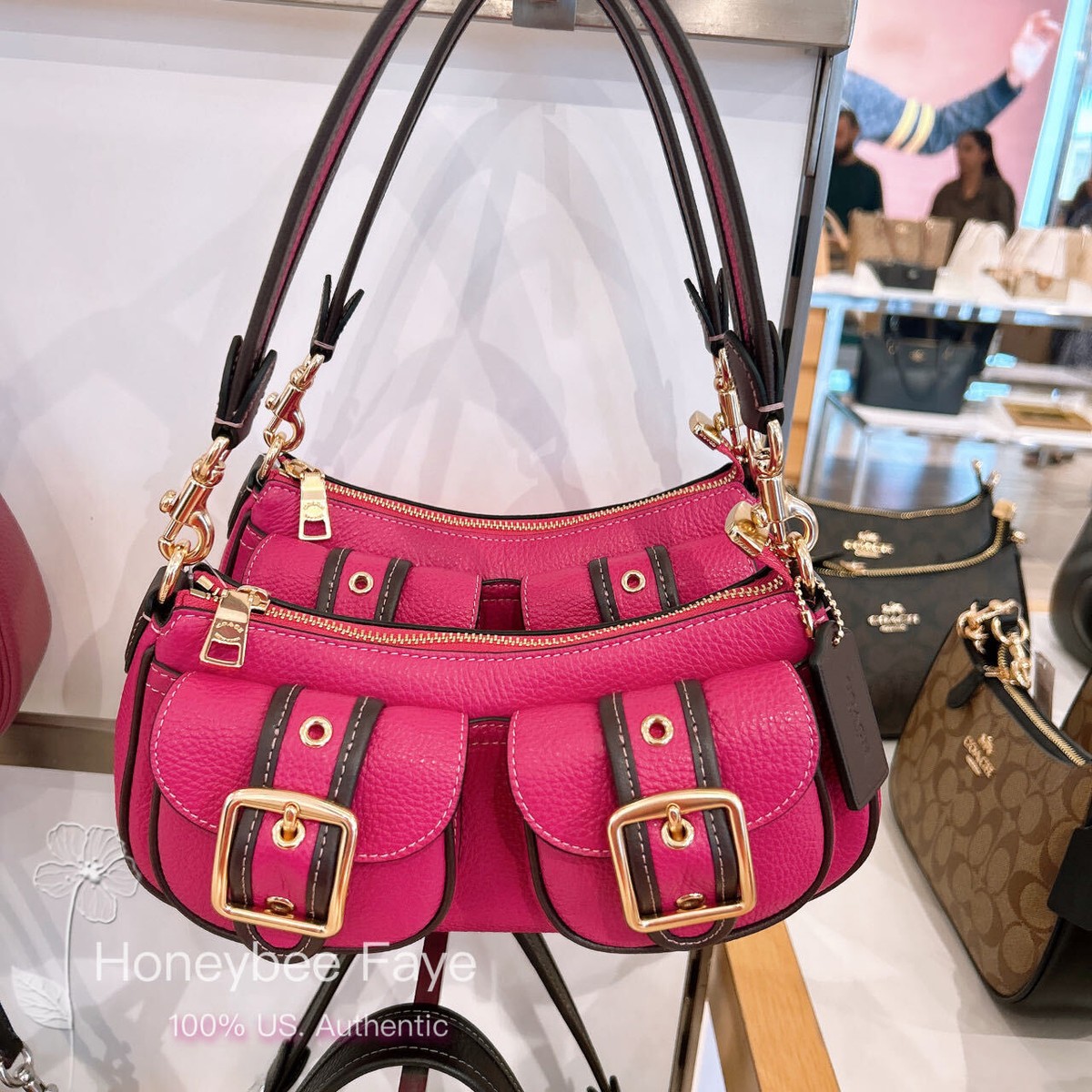 NWT Coach Ashton Baguette shoulder bag eBay