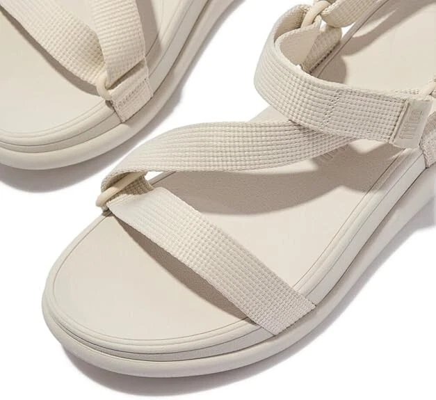 Fitflop Women's F mode Webbing Paris Beige Z Strap sandals