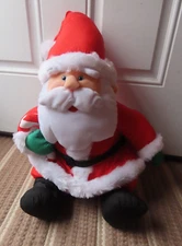 VINTAGE XL Stuffins Santa Claus Plush Christmas Stuffed Toy 1993 16" Parachute