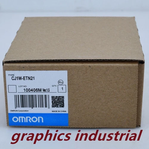New One Genuine Omron CJ1W-ETN21 Unit Expedited Shipping CJ1WETN21 IN BOX